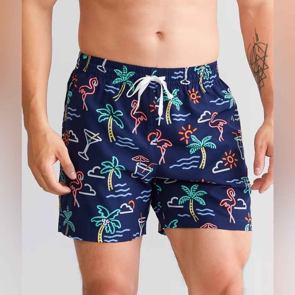 Chubbies Neon Lights swim trunk